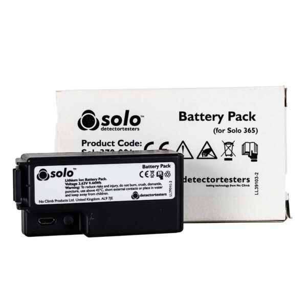 Solo 370 Batteripack för Solo 365 Rökdetektorprovare - ROKA Information AB